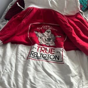 Women’s true religion zip up hoodie